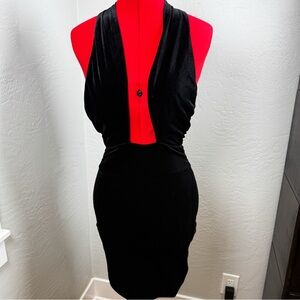 unique backless wedding dresses BERSHKA. Vestido negro tiras T.xs  Hibuy market